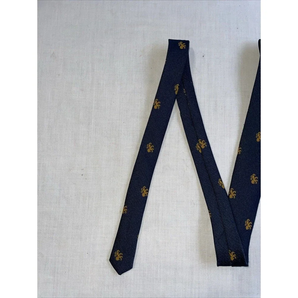 Lochcarron Men’s Dress Tie Size 52” Blue Polyester Business Formal